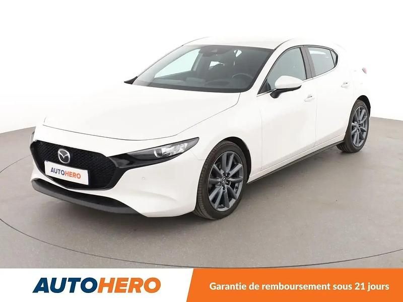 Blanc Utilisé 2021 Mazda 3 Style Berline | 22 390 € (Prix juste) - Image 1/2