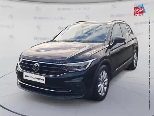 Bleu atlantique métallisée Occasion 2022 VW Tiguan Active SUV | 28 999 € (Prix juste) - Image 1/4