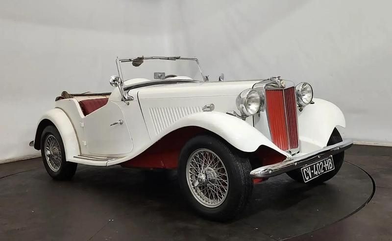 Blanc Occasion 1950 MG TD Cabriolet | 14 750 € - Image 1/4
