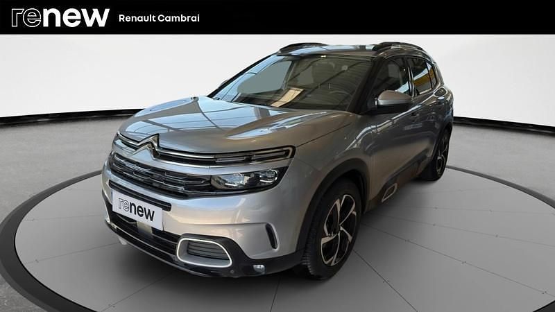 Gris Utilisé 2020 Citroën C5 Aircross PureTech SUV | 14 699 € (Bon prix) - Image 1/4