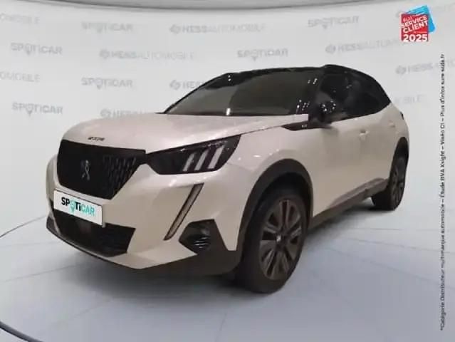 Blanc nacré (n) Occasion 2021 Peugeot 2008 GT SUV | 15 499 € (Prix juste) - Image 1/4