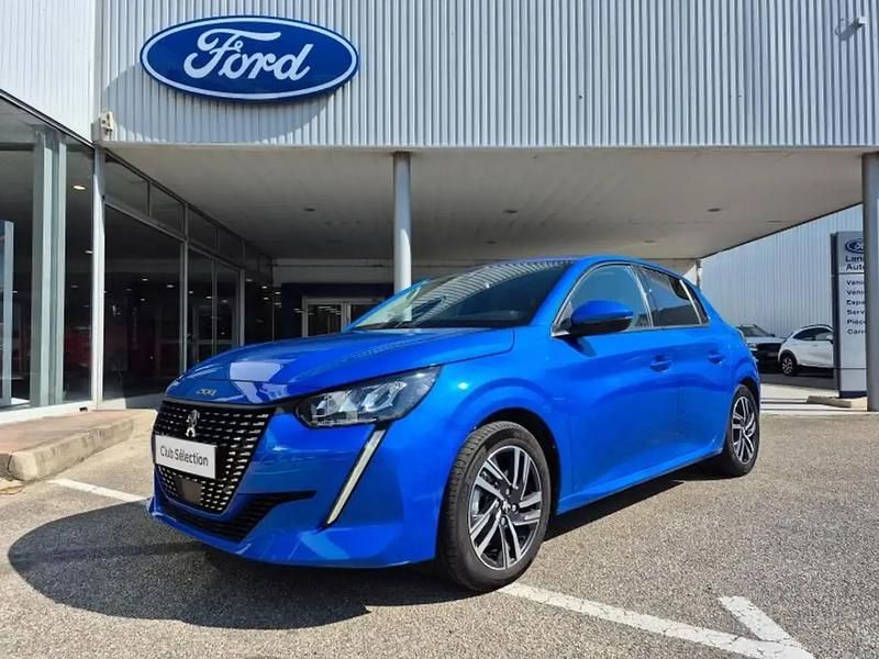 Bleu Utilisé 2021 Peugeot 208 Allure Citadine | 13 900 € (Prix juste) - Image 1/4