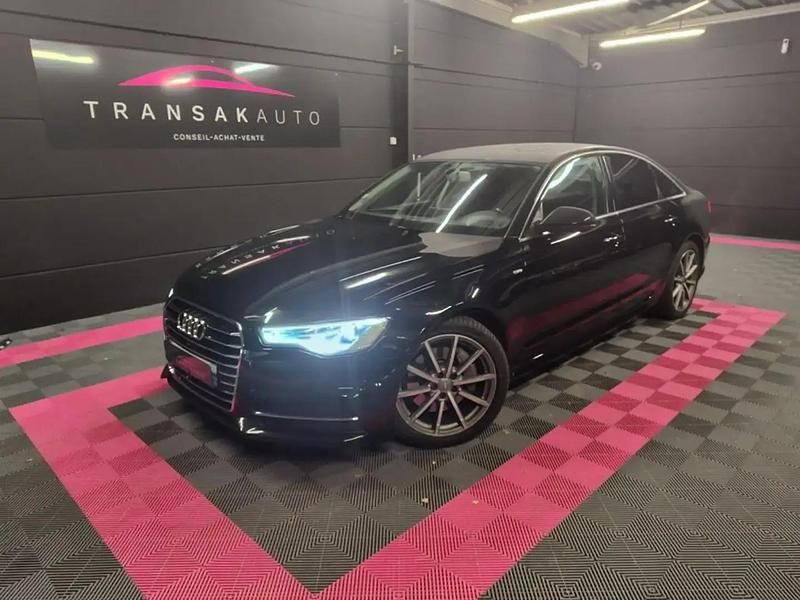 Noir Occasion 2015 Audi A6 S-Line Berline | 18 490 € (Prix juste) - Image 1/4
