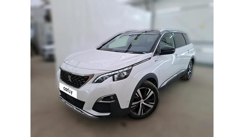 Blanc Utilisé 2019 Peugeot 5008 GT-line Monospace | 19 190 € (Bon prix) - Image 1/4