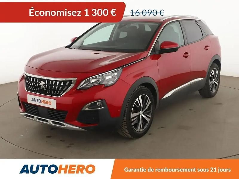 Rouge Utilisé 2019 Peugeot 3008 Allure SUV | 14 790 € (Bon prix) - Image 1/2