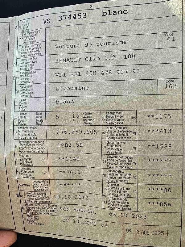 Occasion Renault Clio IV Campus 75 ch (55 kW) 2012 Berline