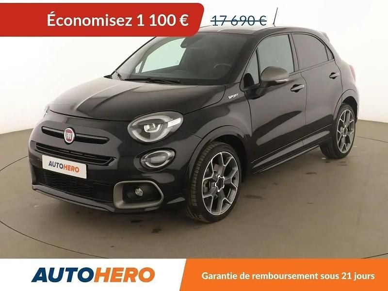 Noir Utilisé 2020 Fiat 500X Sport SUV | 16 190 € (Prix juste) - Image 1/2