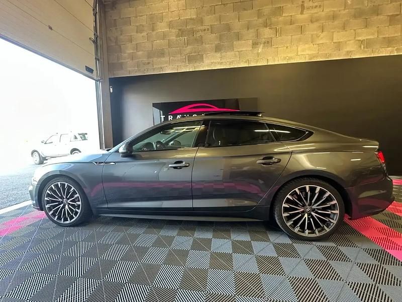Occasion Audi A5 Sportback S-Line 286 ch (210 kW) 2017 Gris Citadine