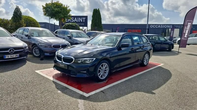 Noir Utilisé 2021 BMW 318 Break | 22 490 € (Bon prix) - Image 1/4