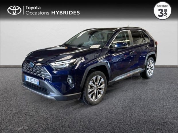 Bleu Utilisé 2024 Toyota RAV4 Hybrid Lounge SUV | 41 990 € (Prix juste) - Image 1/4