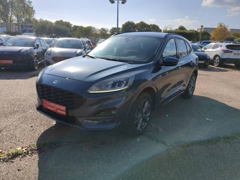 Bleu Utilisé 2021 Ford Kuga Business Edition SUV | 27 000 € (Prix juste) - Image 1/4