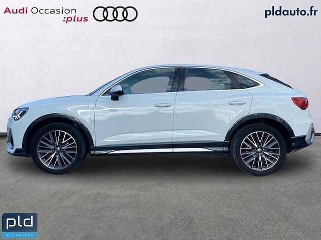 Occasion Audi Q3 Sportback S-Line 150 ch (110 kW) 2019 Blanc glacier métallisé SUV