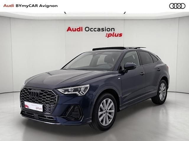 Bleu navarre métallisé Utilisé 2025 Audi Q3 Sportback S-Line SUV | 44 423 € (Prix juste) - Image 1/4