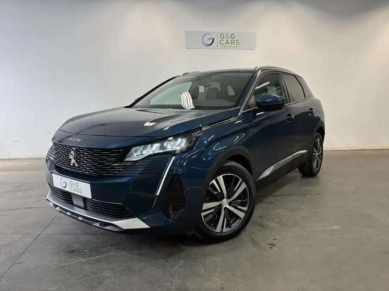 Bleu Utilisé 2021 Peugeot 3008 Allure SUV | 20 590 € (Prix juste) - Image 1/4