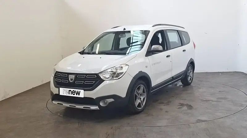 Blanc Utilisé 2021 Dacia Lodgy Stepway Monospace | 16 390 € (Prix juste) - Image 1/4