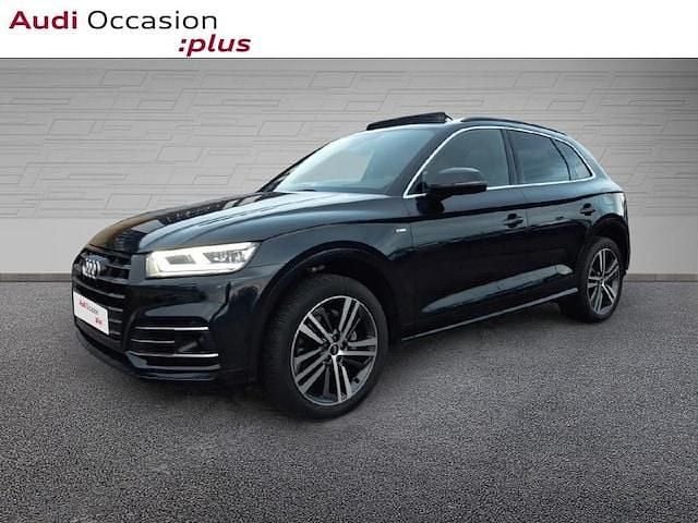 Bleu lunaire métallisé Occasion 2020 Audi Q5 S-Line SUV | 31 987 € (Prix juste) - Image 1/4
