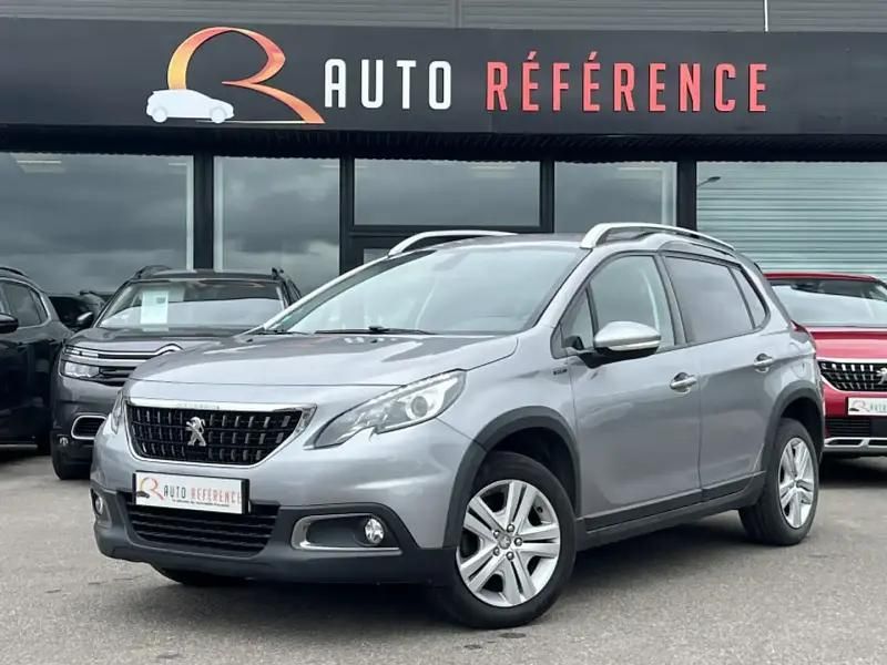 Gris Utilisé 2019 Peugeot 2008 Signature Sky SUV | 9 990 € (Bon prix) - Image 1/4
