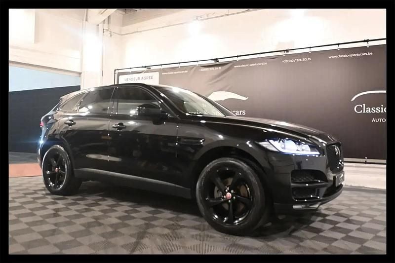Noir Utilisé 2017 Jaguar F-Pace R-Sport SUV | 16 950 € (Super prix) - Image 1/4