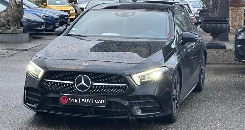 Noir Occasion 2019 Mercedes A180 AMG line Berline | 23 990 € (Prix cher) - Image 1/4