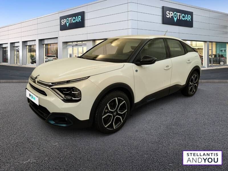 Blanc Utilisé 2021 Citroën e-C4 Feel Berline | 16 789 € (Prix juste) - Image 1/4