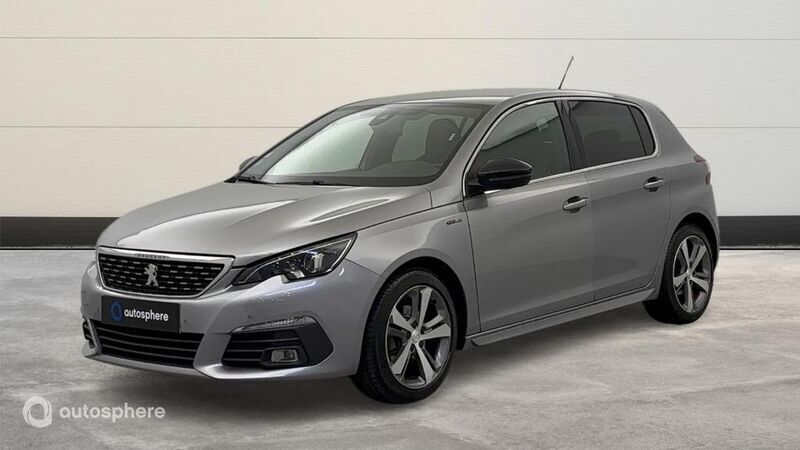 Gris Utilisé 2019 Peugeot 308 GT-line Berline | 13 499 € (Prix juste) - Image 1/4