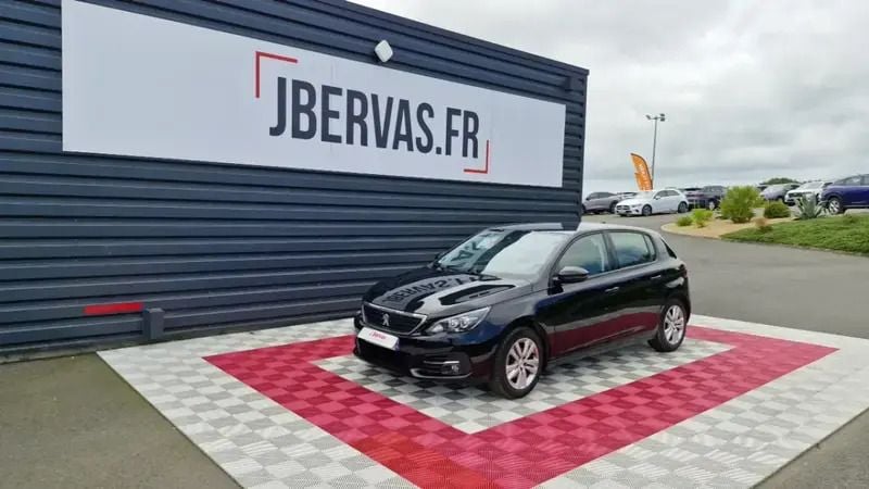 Noir Utilisé 2021 Peugeot 308 Active Berline | 12 990 € (Super prix) - Image 1/4