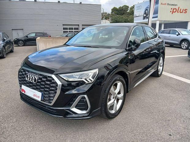 Noir Utilisé 2022 Audi Q3 S-Line SUV | 33 990 € (Prix juste) - Image 1/4