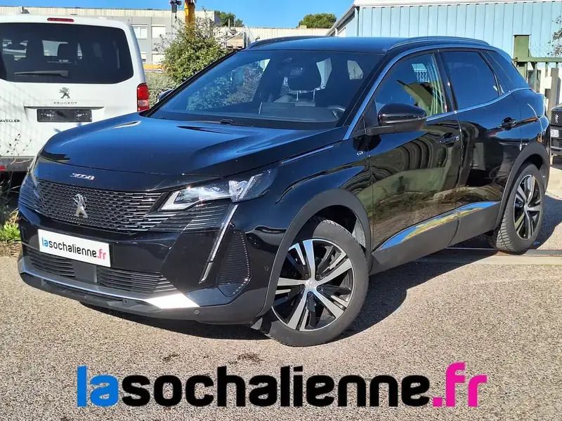 Noir Utilisé 2022 Peugeot 3008 GT SUV | 24 980 € (Prix juste) - Image 1/4