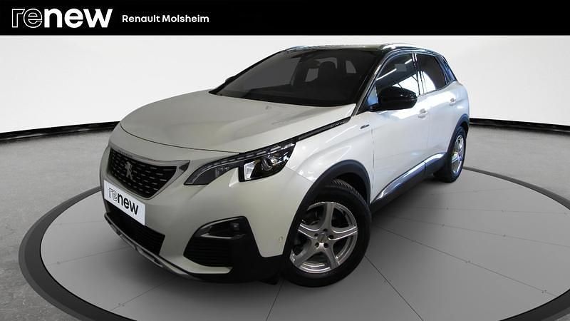 Blanc Utilisé 2018 Peugeot 3008 GT-line SUV | 19 500 € (Prix juste) - Image 1/4