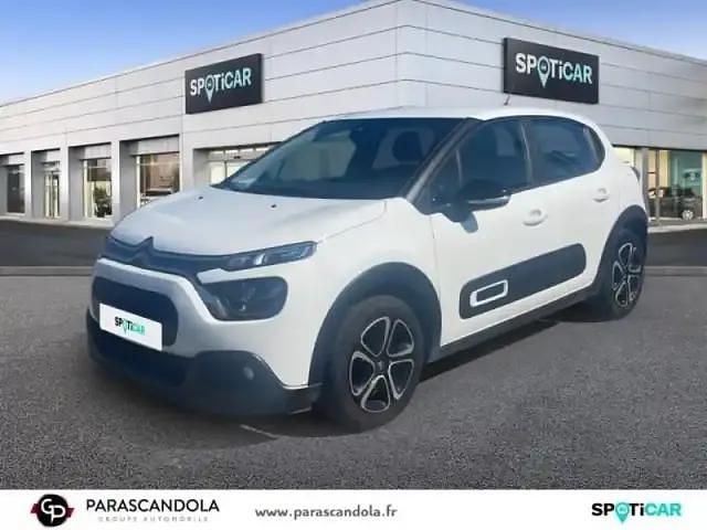 Blanc Utilisé 2022 Citroën C3 Feel Citadine | 11 990 € - Image 1/4