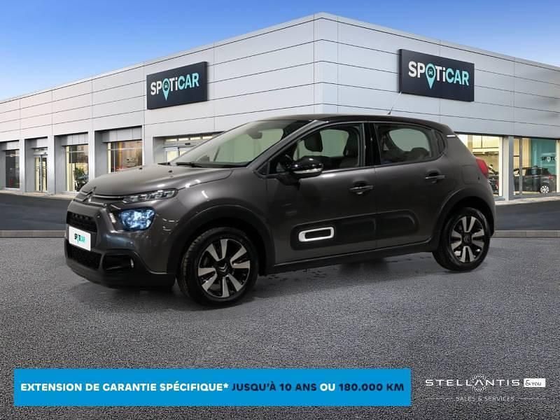 Gris Occasion 2021 Citroën C3 PureTech Citadine | 10 490 € (Prix juste) - Image 1/4
