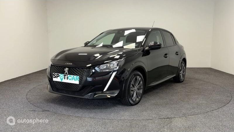 Noir Utilisé 2022 Peugeot e-208 Style Citadine | 16 299 € (Prix juste) - Image 1/4