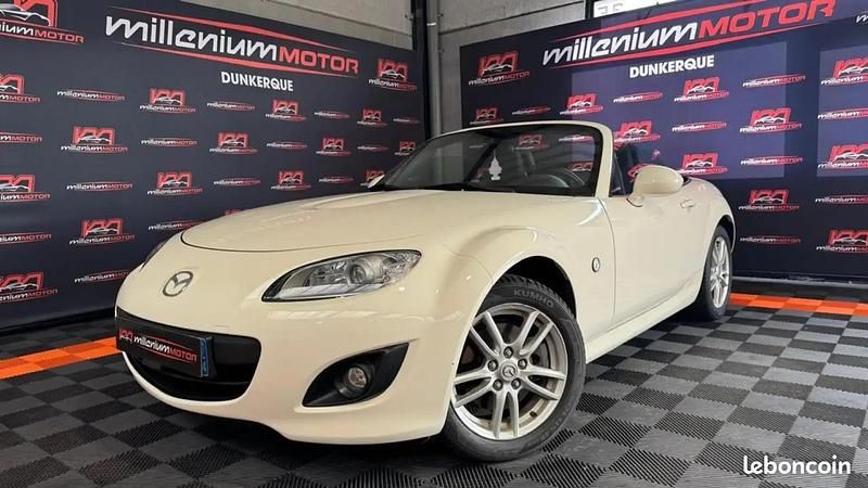 Blanc Utilisé 2010 Mazda MX5 Cabriolet | 14 490 € - Image 1/4