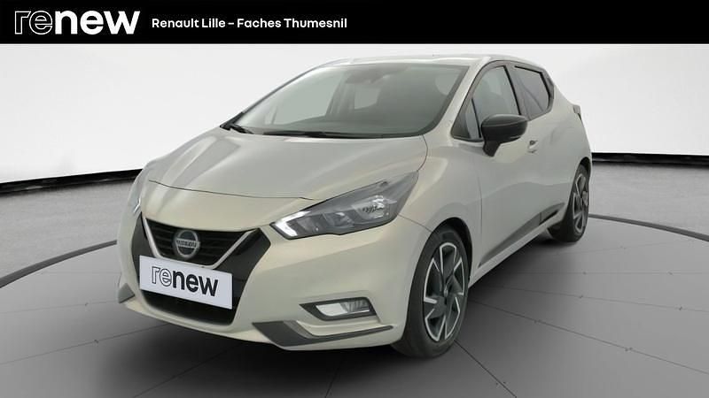 Blanc Utilisé 2021 Nissan Micra Citadine | 13 999 € (Prix juste) - Image 1/4