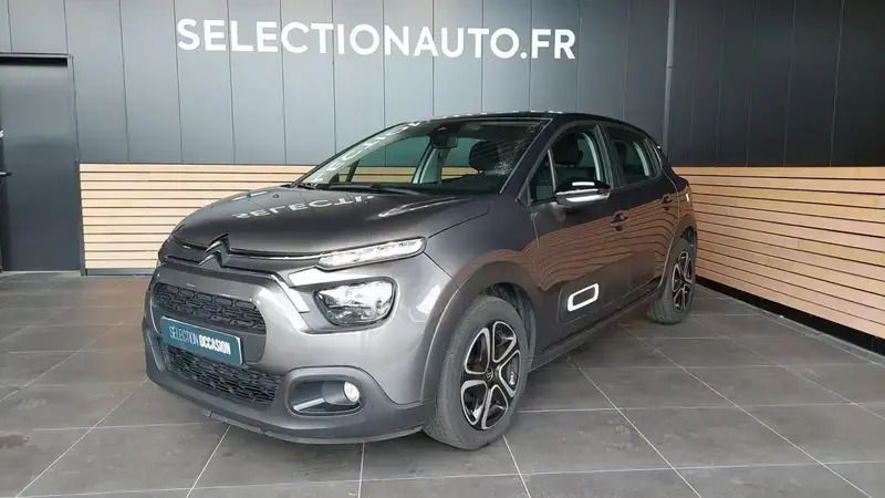 Gris Utilisé 2021 Citroën C3 Feel Citadine | 15 990 € (Prix cher) - Image 1/4