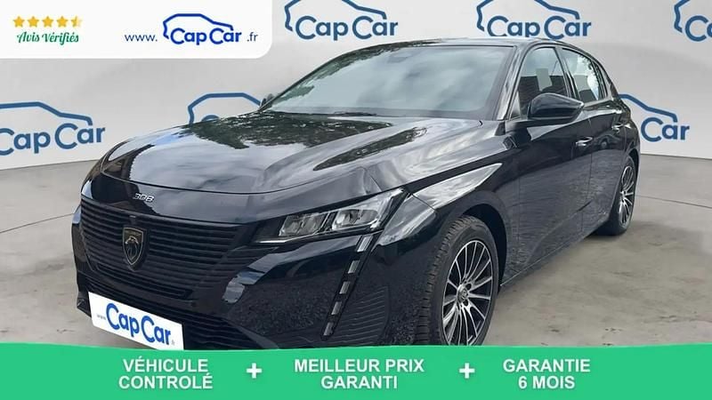 Noir Utilisé 2022 Peugeot 308 Active Berline | 11 790 € (Super prix) - Image 1/4