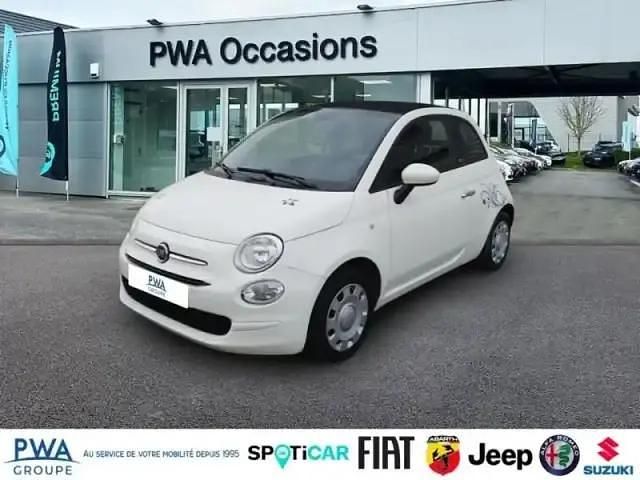 Bossa nova white pastel Occasion 2022 Fiat 500C S Cabriolet | 12 990 € (Prix juste) - Image 1/4