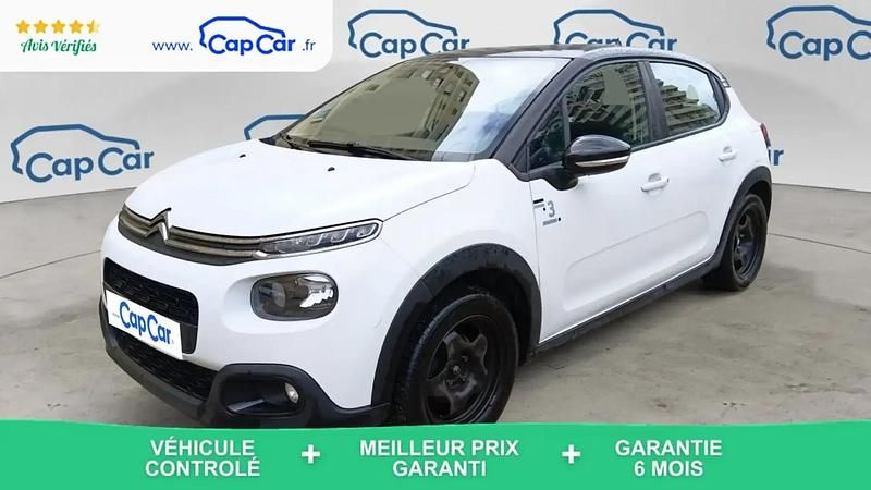 Blanc Occasion 2020 Citroën C3 PureTech Citadine | 8 980 € (Bon prix) - Image 1/4