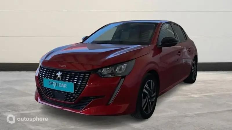 Rouge Utilisé 2023 Peugeot 208 Allure Citadine | 16 999 € (Prix assez cher) - Image 1/4