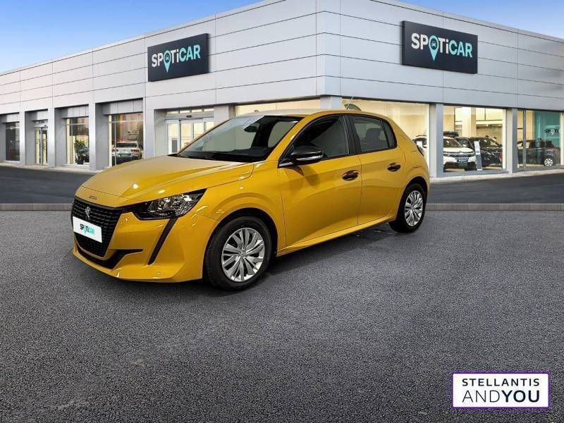 Jaune Utilisé 2021 Peugeot 208 S Citadine | 9 980 € (Bon prix) - Image 1/3