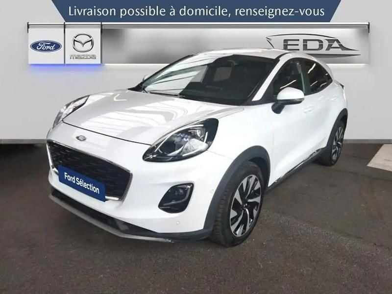 Blanc Occasion 2022 Ford Flex Titanium SUV | 16 900 € (Prix juste) - Image 1/4