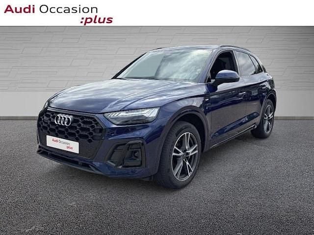 Bleu navarre métallisé Occasion 2024 Audi Q5 S-Line SUV | 49 990 € (Super prix) - Image 1/4