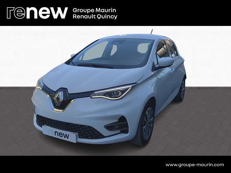 Blanc Utilisé 2021 Renault Zoe Intens Citadine | 12 490 € (Prix juste) - Image 1/4