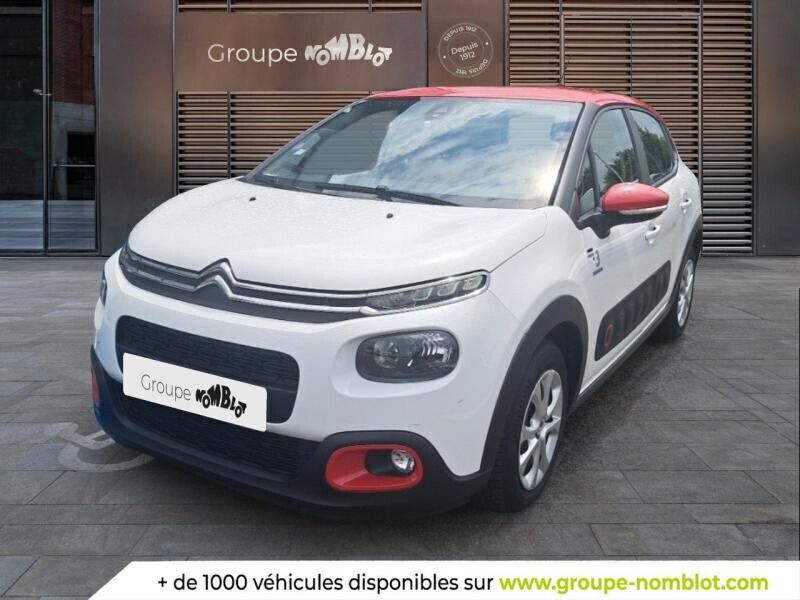 Blanc Utilisé 2020 Citroën C3 PureTech Citadine | 9 690 € (Prix juste) - Image 1/4