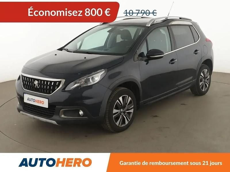 Noir Utilisé 2016 Peugeot 2008 Allure SUV | 9 990 € (Prix juste) - Image 1/2