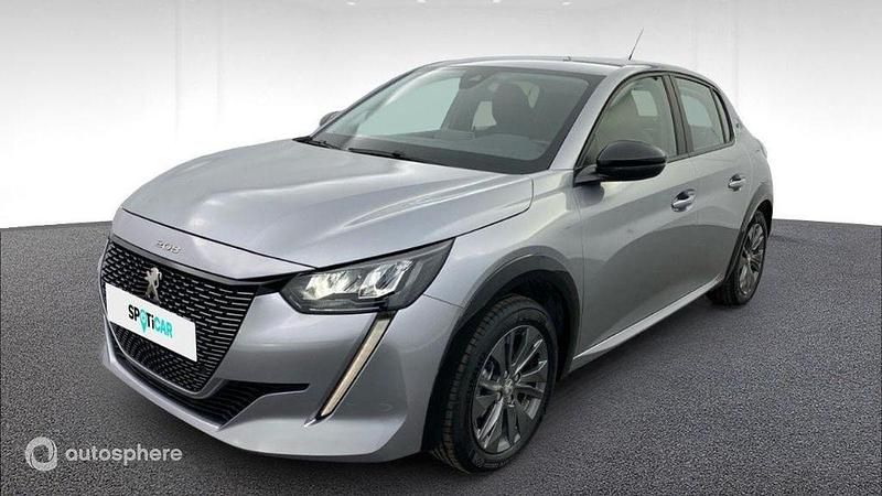 Gris Occasion 2022 Peugeot e-208 Active Citadine | 16 210 € (Prix juste) - Image 1/4