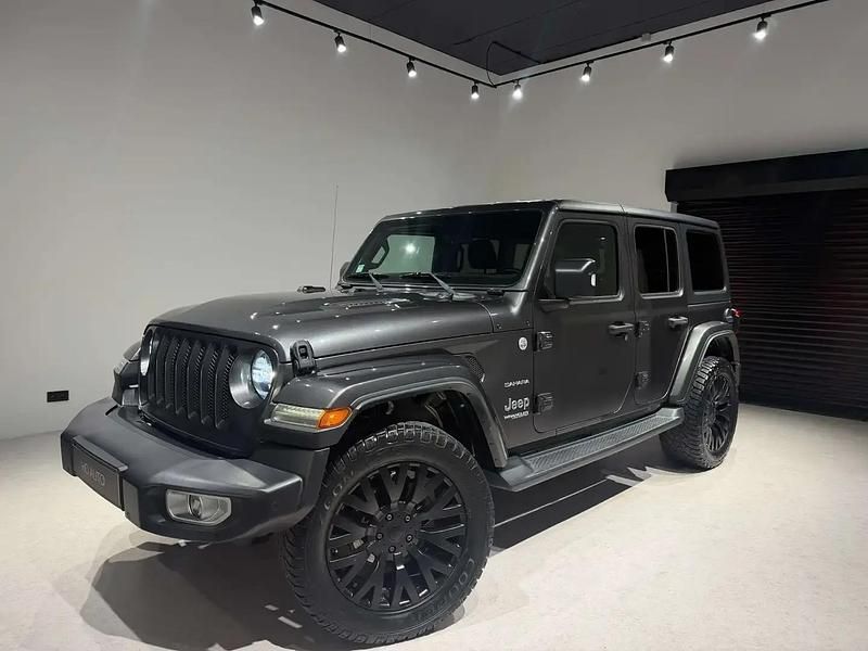 Noir Occasion 2019 Jeep Wrangler Sahara SUV | 39 690 € - Image 1/4