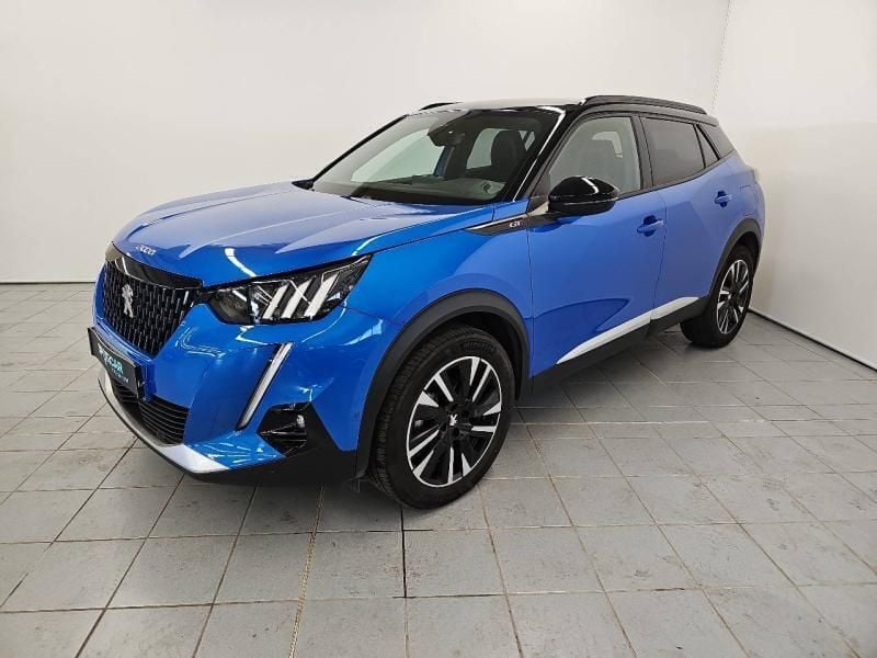 Bleu Utilisé 2022 Peugeot 2008 GT SUV | 18 490 € (Prix juste) - Image 1/3