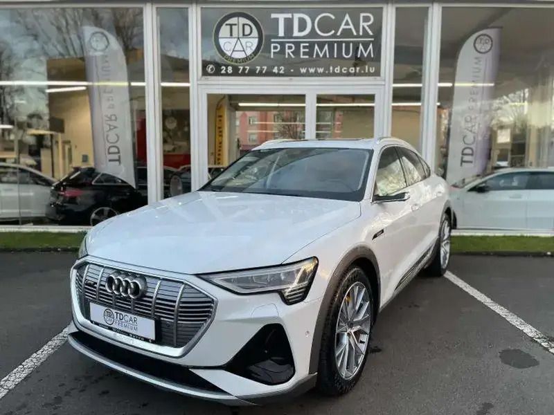 Blanc Utilisé 2020 Audi e-tron Sportback S-Line SUV | 51 271 € (Prix cher) - Image 1/4