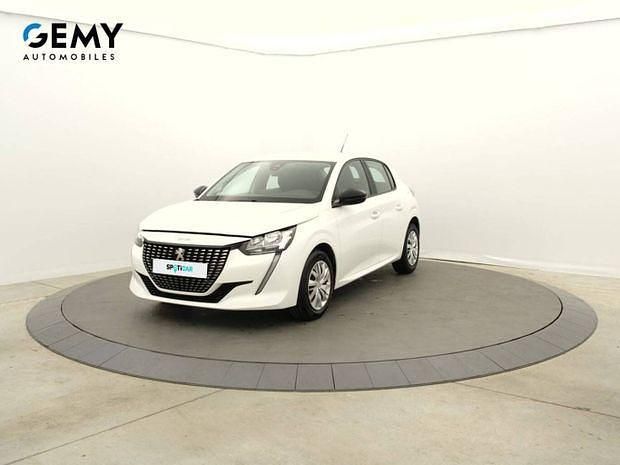 Blanc Utilisé 2022 Peugeot 208 Active Citadine | 14 200 € (Prix juste) - Image 1/4